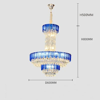 Lustre — En cristal de luxe pour hôtel et villa