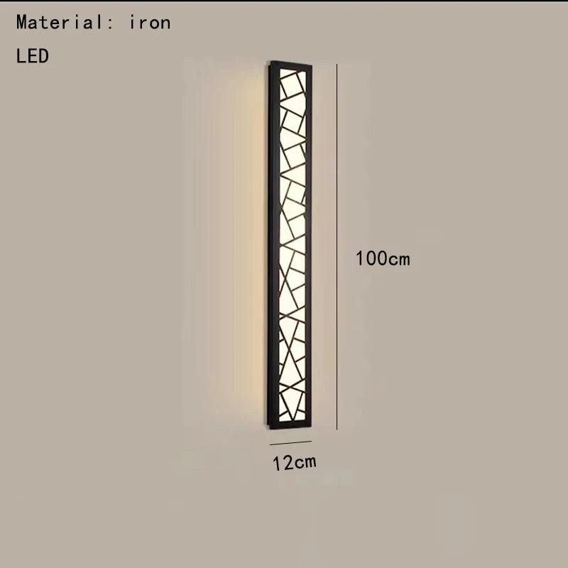Applique murale led style chinois lumière chaude pour intérieur élégant Vianney Murmure en Métal - Simplicité & Caractère au Quotidien
