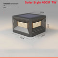 lampe de pelouse solaire moderne pour éclairage extérieur