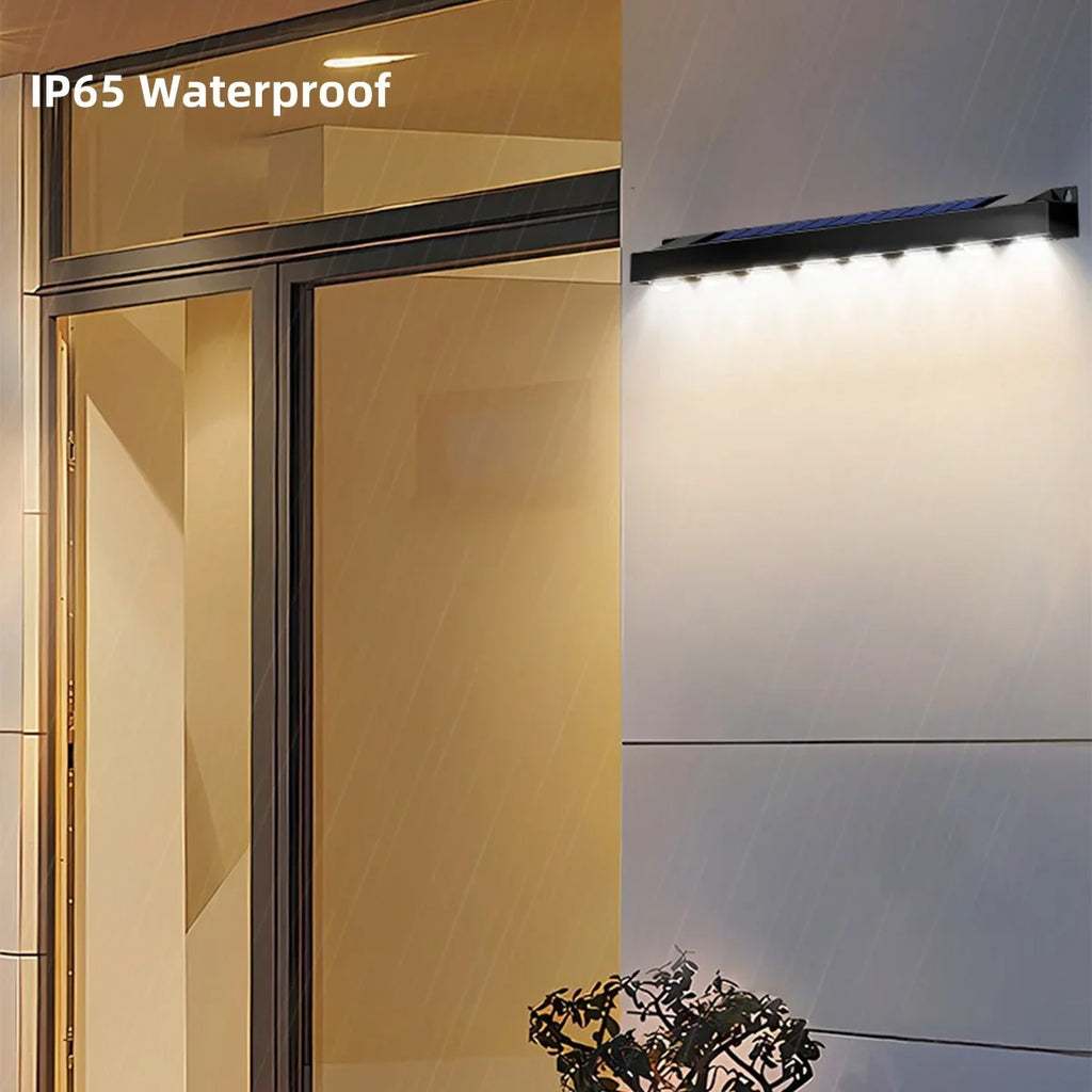 Applique murale — Solaire à LED pour jardin extérieur éclairage ambiance décoratif