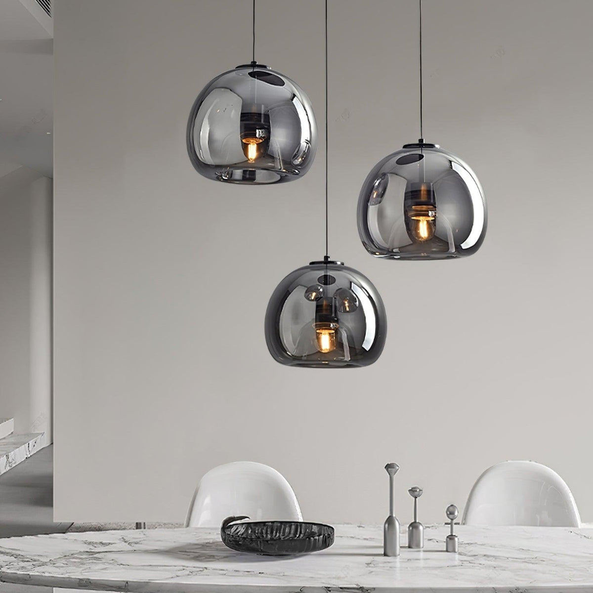 Avola Lampe Pendante Verre Minimaliste - Neutralighting