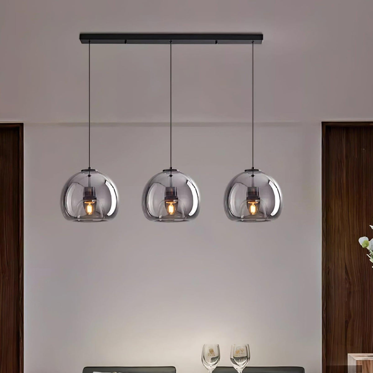 Avola Lampe Pendante Verre Minimaliste - Neutralighting
