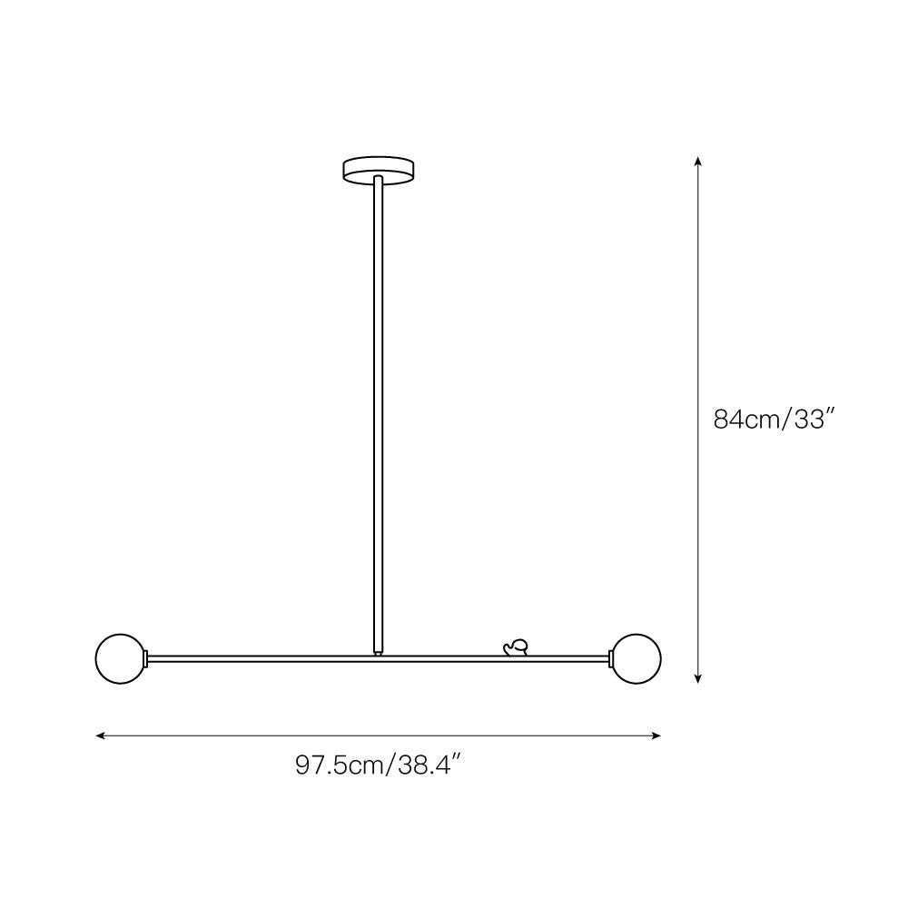Zaveniel Suspension en Laiton et Verre Moderne Minimaliste - Neutralighting