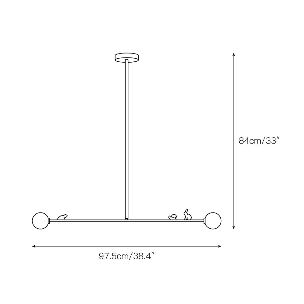 Zaveniel Suspension en Laiton et Verre Moderne Minimaliste - Neutralighting