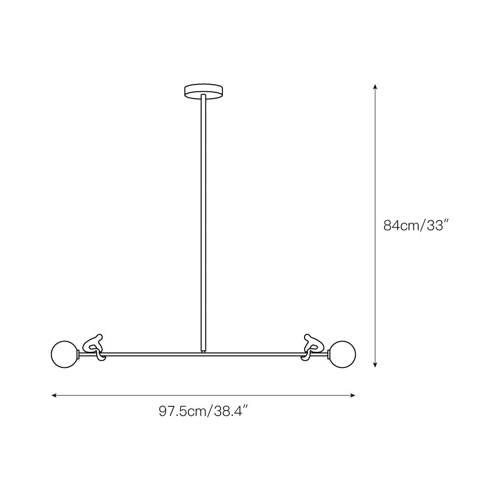 Zaveniel Suspension en Laiton et Verre Moderne Minimaliste - Neutralighting