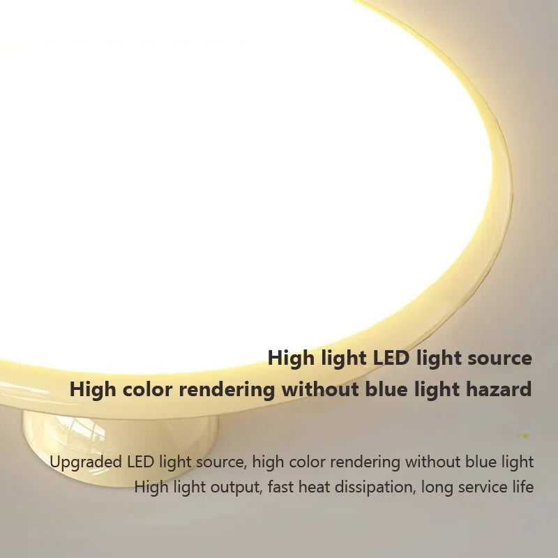 Plafonnier — LED nordique en fer avec soucoupe volante luminaire décoratif d'intérieur