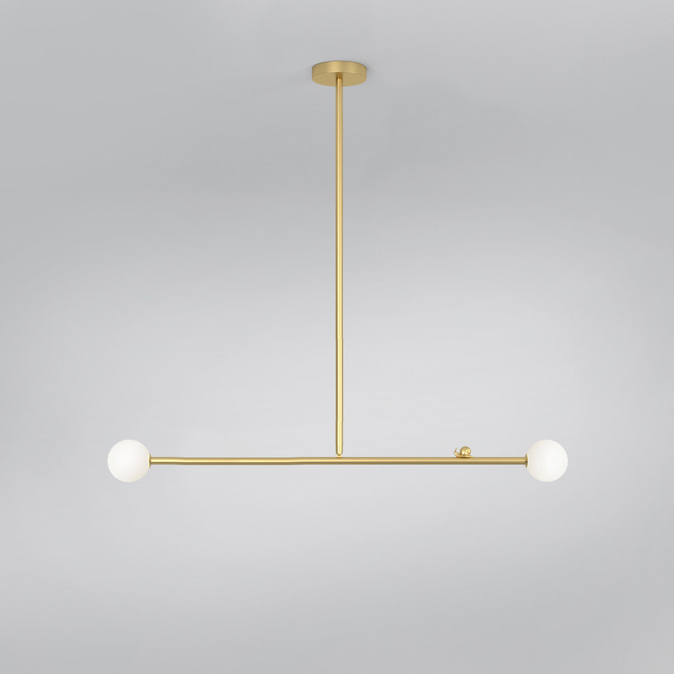 Zaveniel Suspension en Laiton et Verre Moderne Minimaliste - Neutralighting