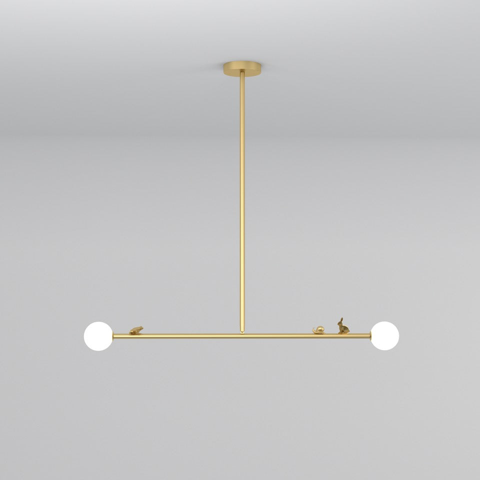 Zaveniel Suspension en Laiton et Verre Moderne Minimaliste - Neutralighting