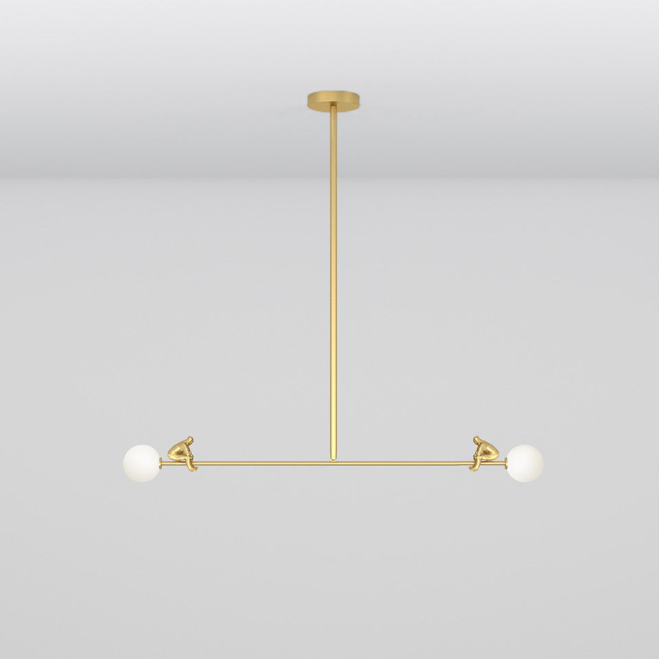 Zaveniel Suspension en Laiton et Verre Moderne Minimaliste - Neutralighting