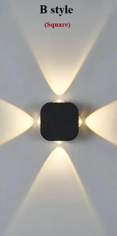 Applique murale led étanche moderne pour intérieur extérieur décoratif Isaline Vallée - Présence Moderne & Harmonie Intérieure