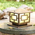 Lampe Japonaise de Jardin Maël Ligne en Bois - Chaleur du Bois & Atmosphère Accueillante
