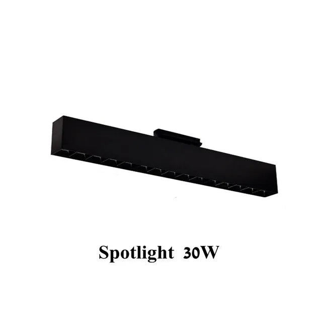 Plafonnier cree led rail éclairage pour magasins et intérieurs modernes Béryl Onde en Aluminium - Caractère & Élégance dans le Décor