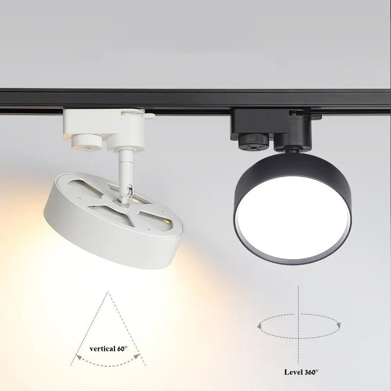 Spot — LED cob dimmable pour rail de plafond remplace halogènes