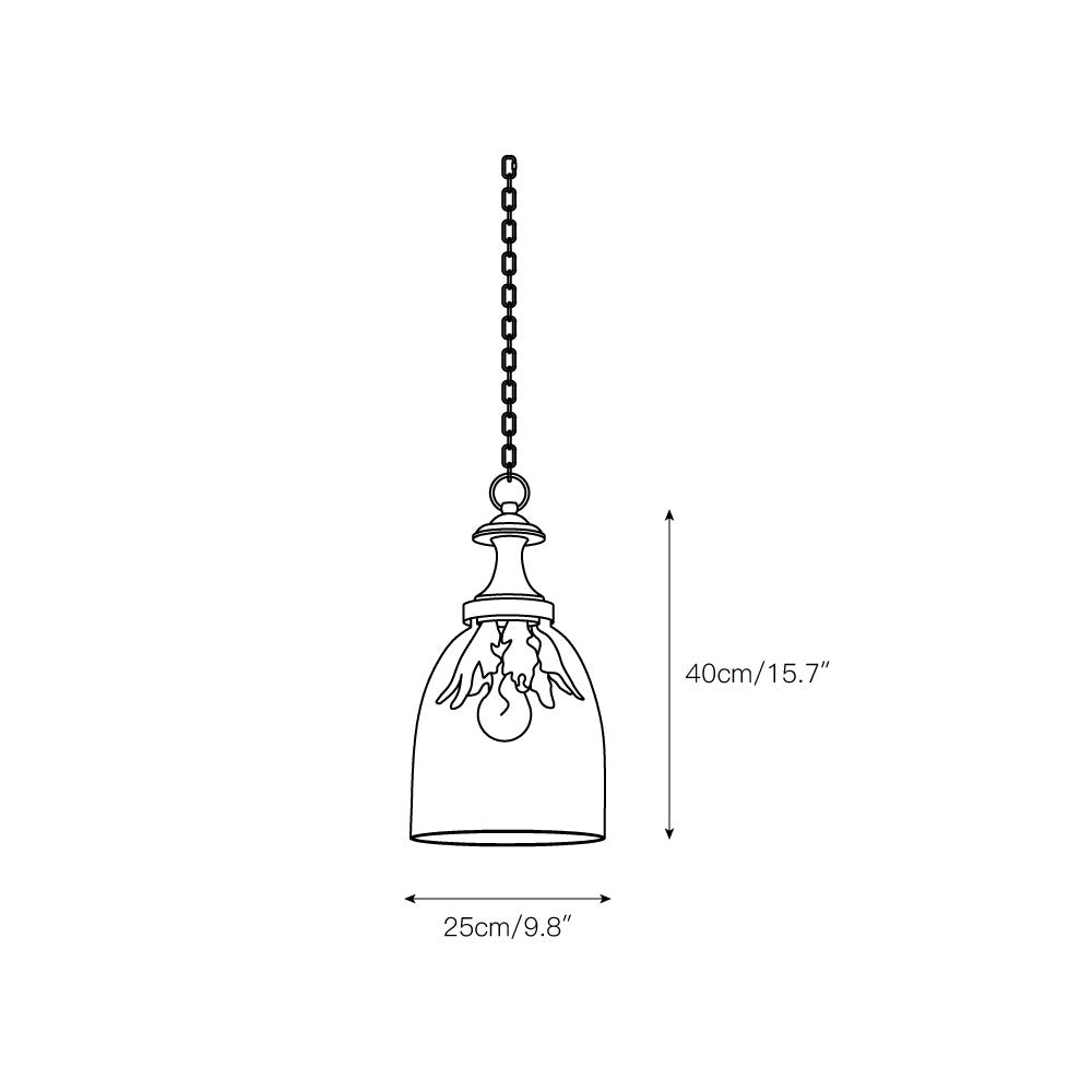 Nyrinaris Suspension en Métal et Verre Premium Vintage - Neutralighting