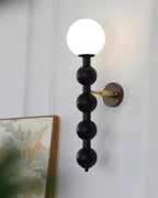 Novan Applique murale Gourd en bois et verre, style moderne - Neutralighting