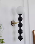 Novan Applique murale Gourd en bois et verre, style moderne - Neutralighting