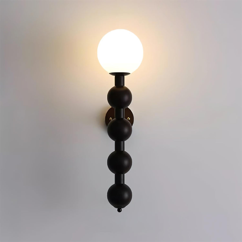Novan Applique murale Gourd en bois et verre, style moderne - Neutralighting