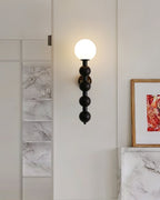 Novan Applique murale Gourd en bois et verre, style moderne - Neutralighting