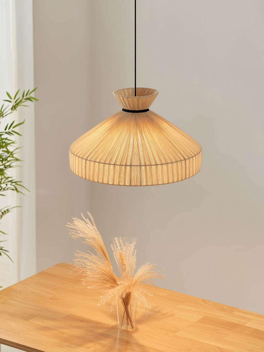 Cusoren Lampe Pendante Tissu Élégance Vague - Neutralighting