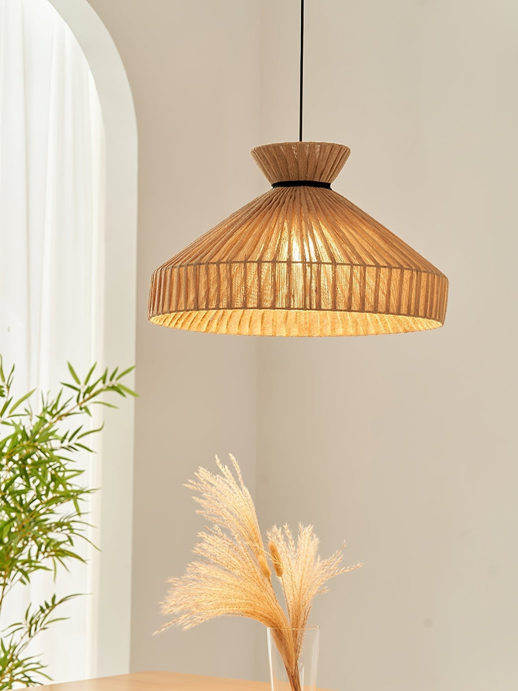 Cusoren Lampe Pendante Tissu Élégance Vague - Neutralighting