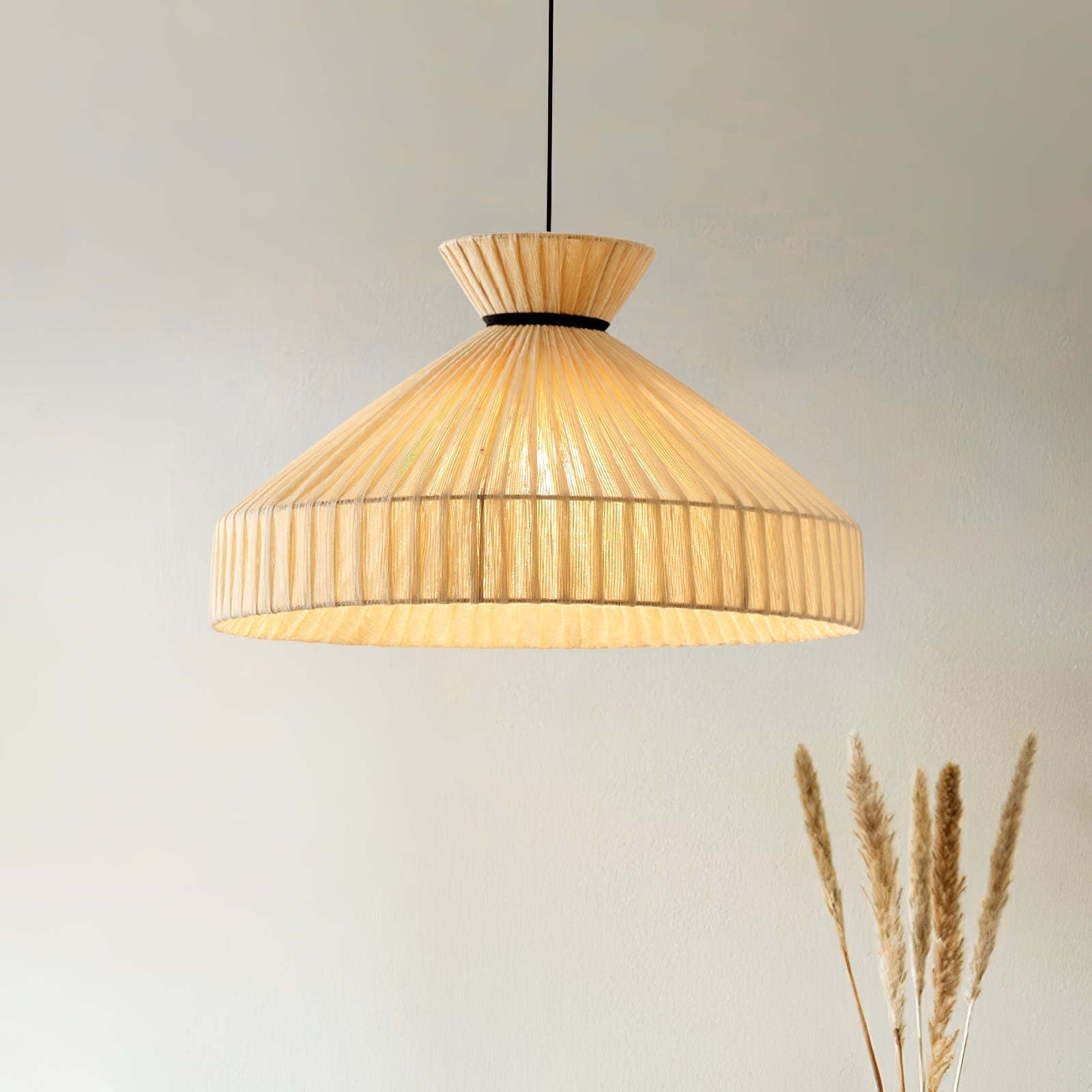 Cusoren Lampe Pendante Tissu Élégance Vague - Neutralighting
