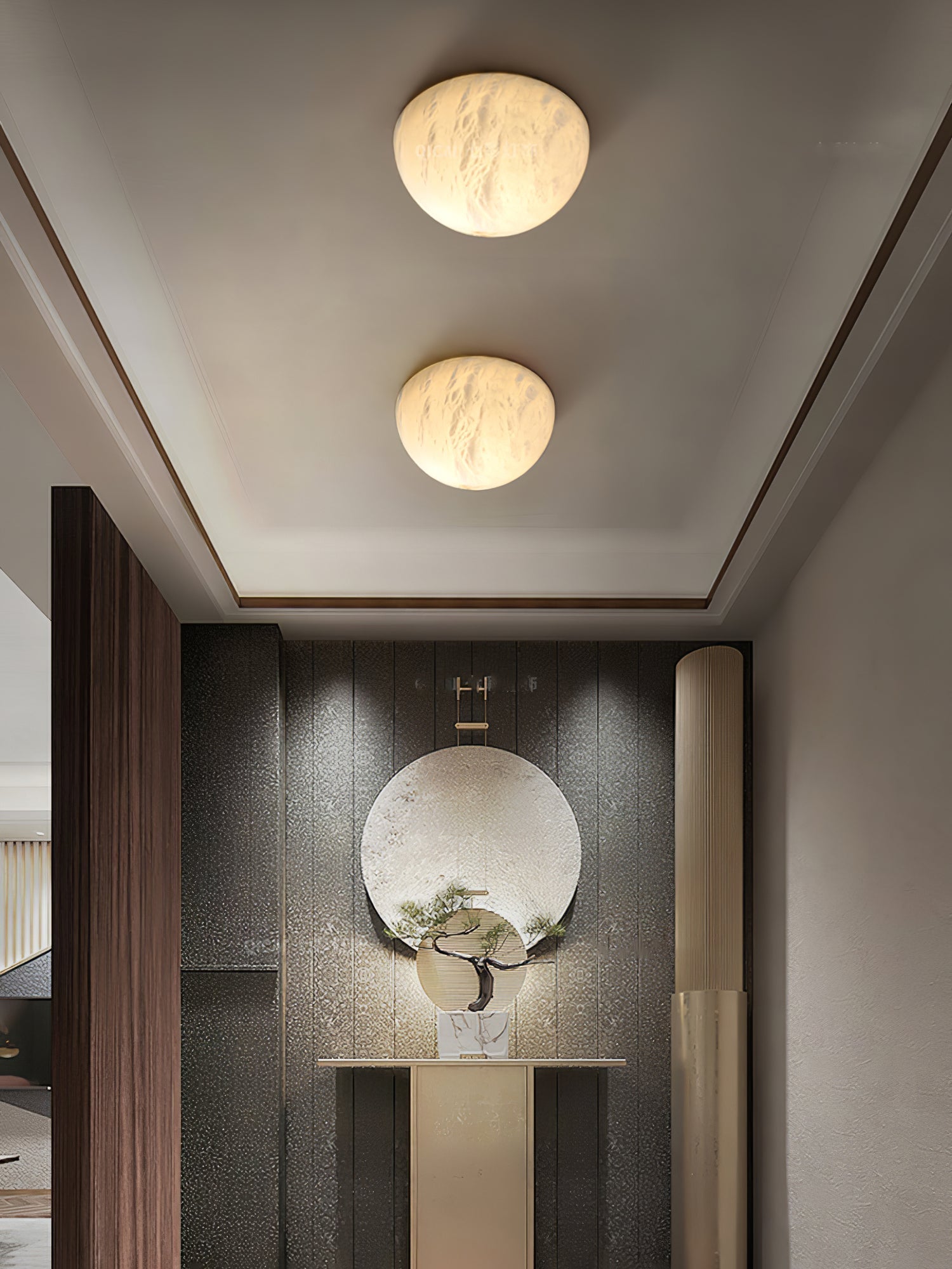 Visoliel Plafonnier Minimaliste en Albâtre - Neutralighting