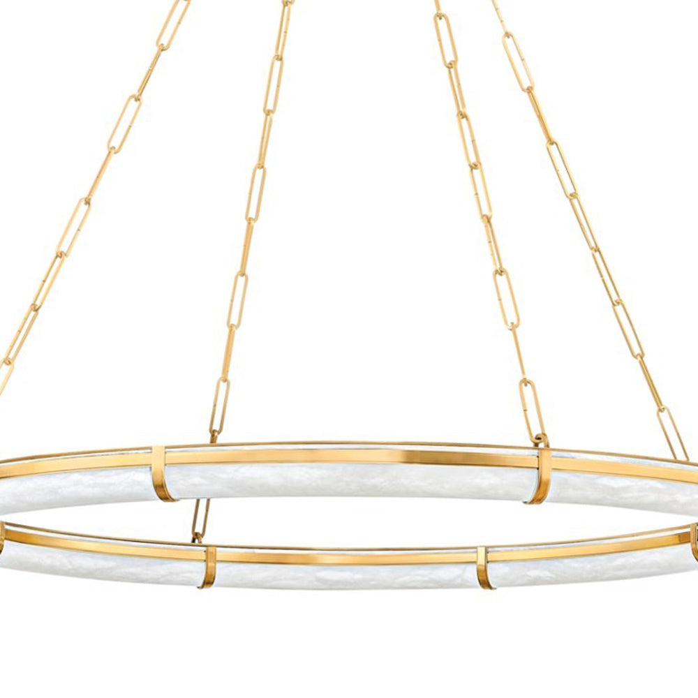 Oltalora Lustre Moderne Minimaliste en Albâtre - Neutralighting