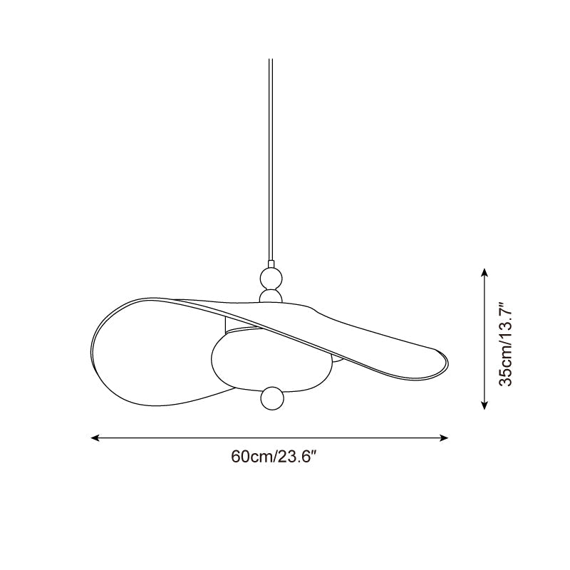 Serafina Lampe Pendante Moderne en Tissu - Neutralighting