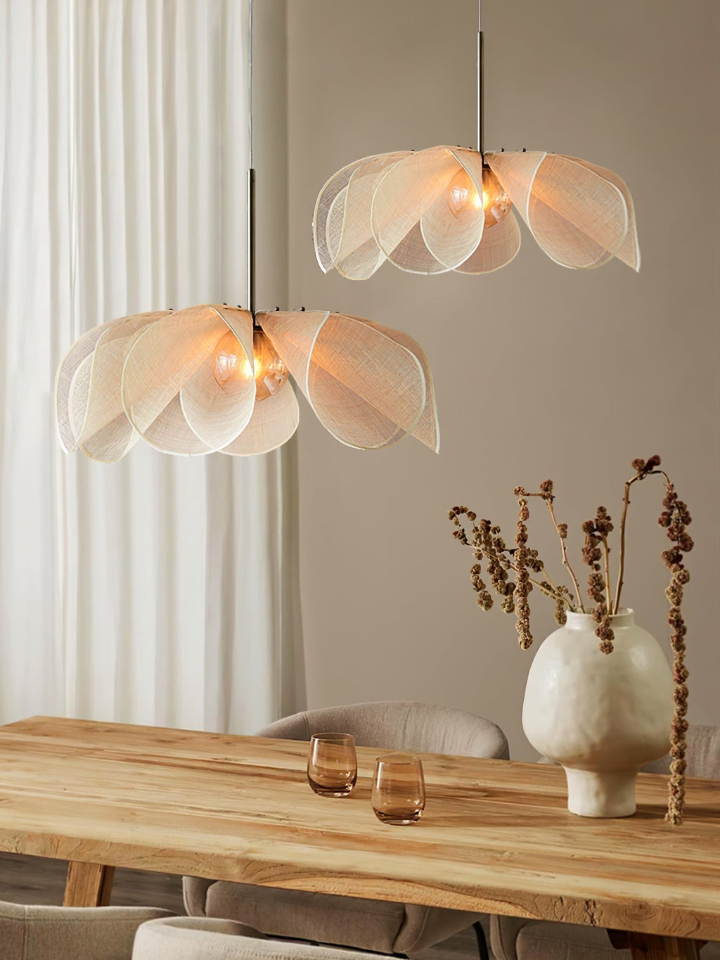Elowe Lampe Pendante en Fibres d'Abaca - Neutralighting