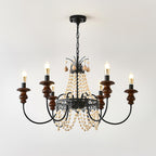 Seraphine Lustre Élégance Rustique en Perles - Neutralighting