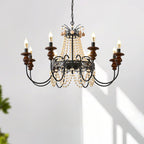 Seraphine Lustre Élégance Rustique en Perles - Neutralighting