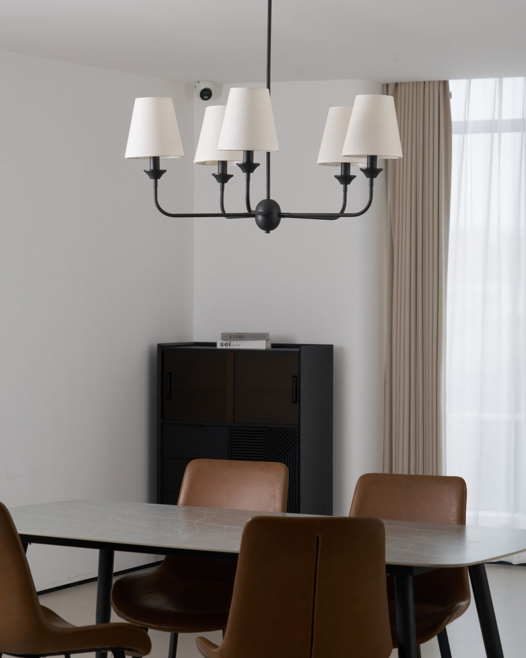 Zesorel Chandelier en Tissu Industriel Vintage - Neutralighting