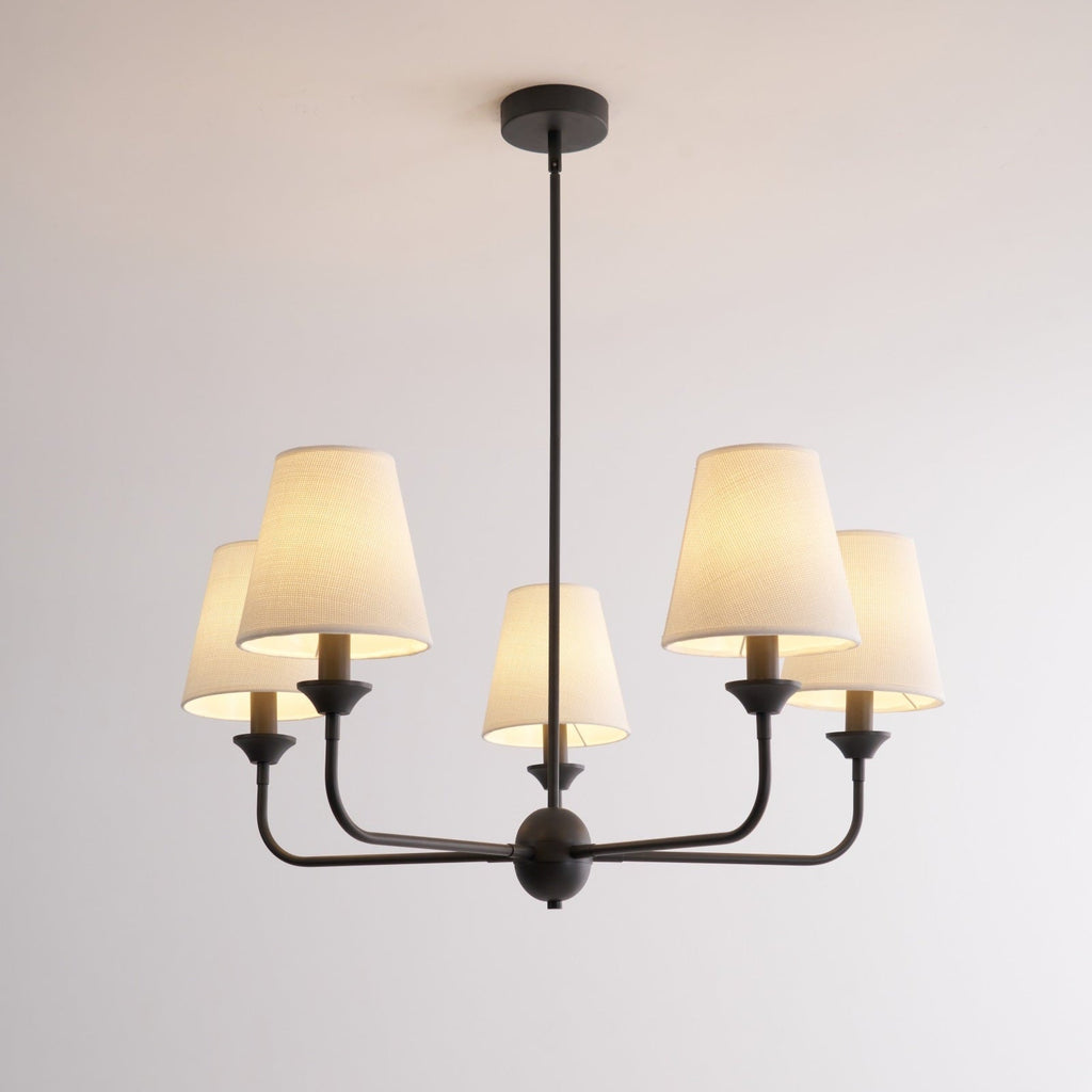 Zesorel Chandelier en Tissu Industriel Vintage - Neutralighting