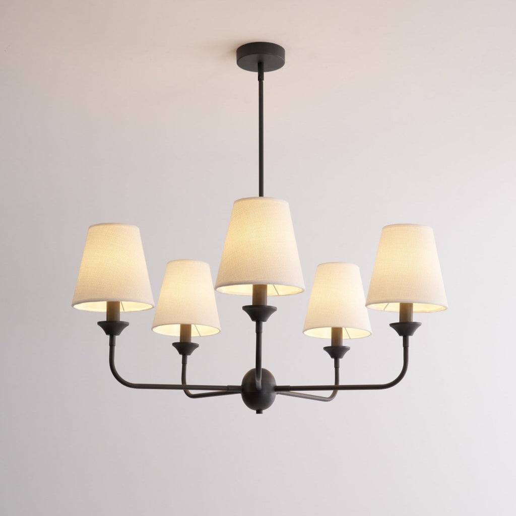 Zesorel Chandelier en Tissu Industriel Vintage - Neutralighting