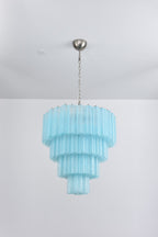 Aurora Lustre Cascade Superposé Verre Élégant Vintage - Neutralighting