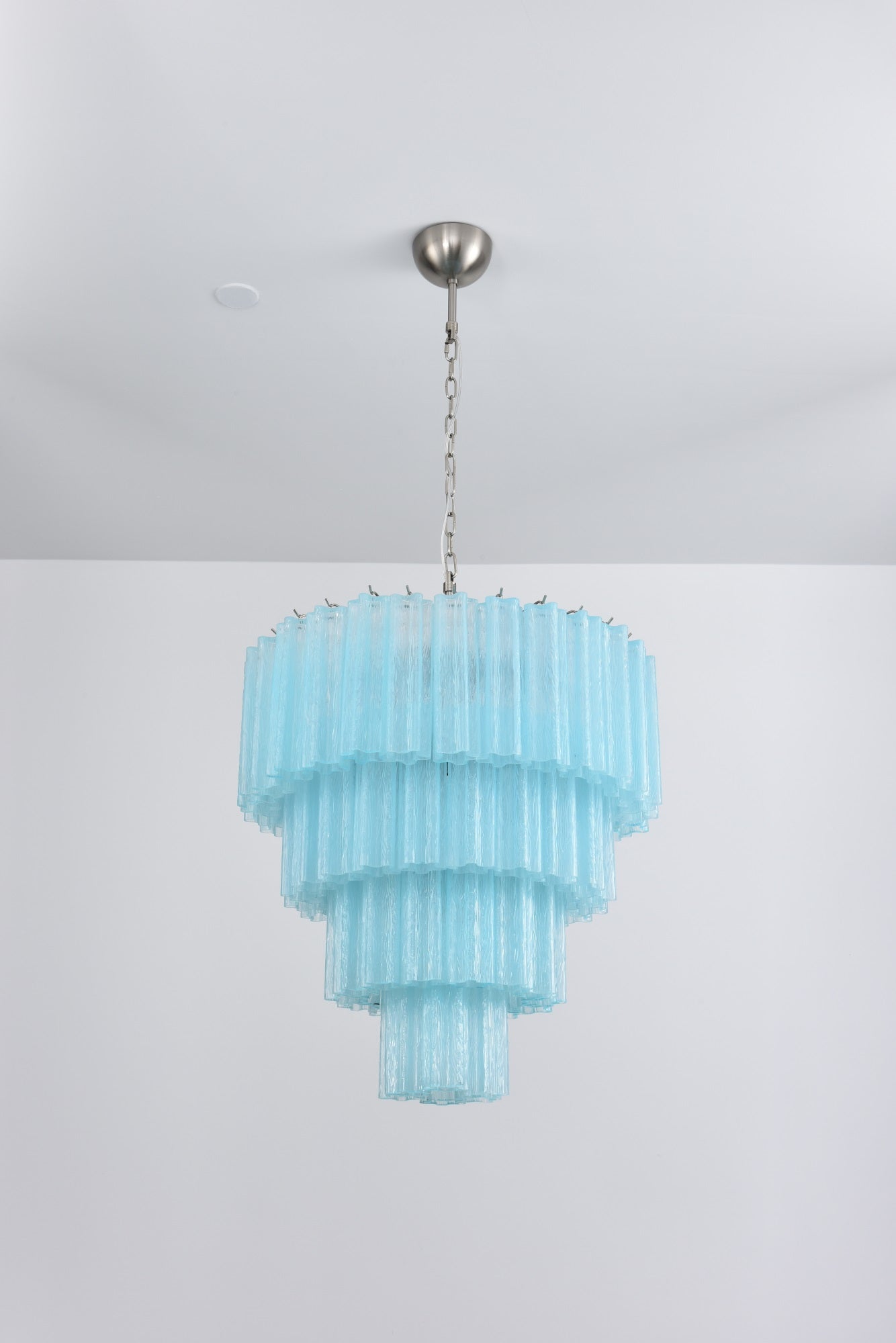 Aurora Lustre Cascade Superposé Verre Élégant Vintage - Neutralighting
