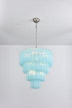 Aurora Lustre Cascade Superposé Verre Élégant Vintage - Neutralighting