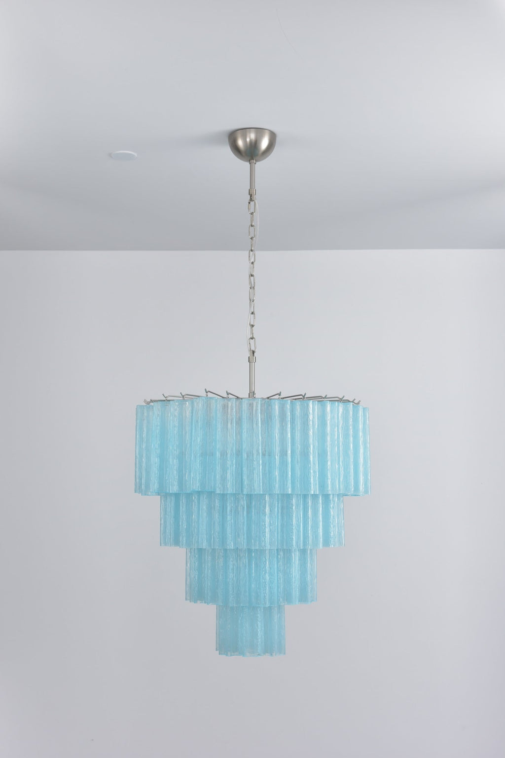 Aurora Lustre Cascade Superposé Verre Élégant Vintage - Neutralighting