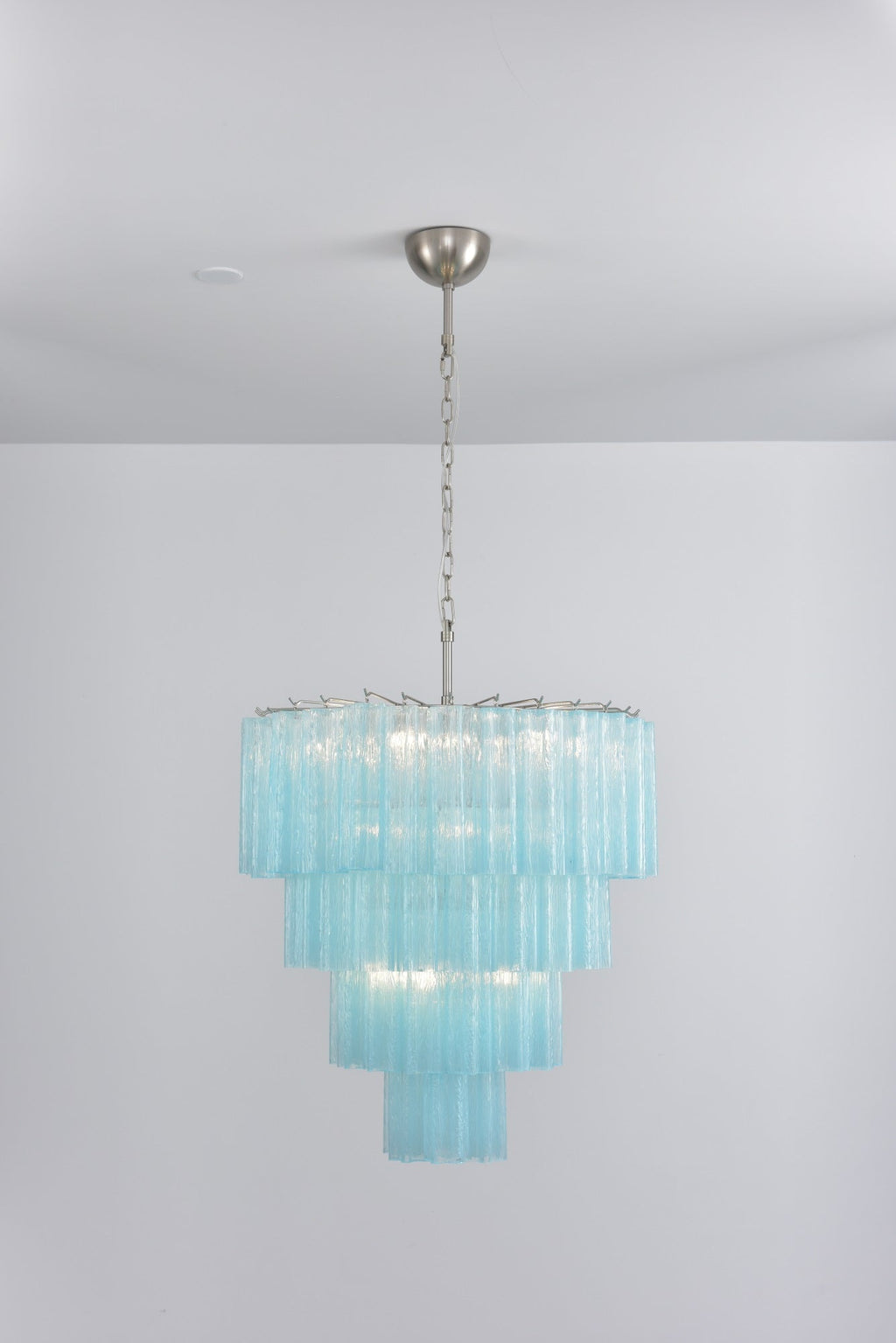 Aurora Lustre Cascade Superposé Verre Élégant Vintage - Neutralighting