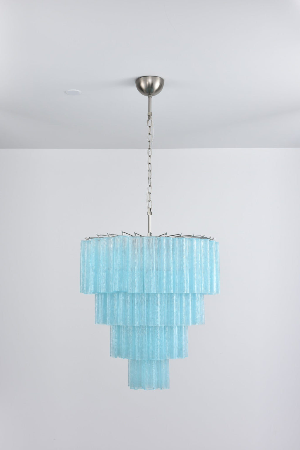Aurora Lustre Cascade Superposé Verre Élégant Vintage - Neutralighting