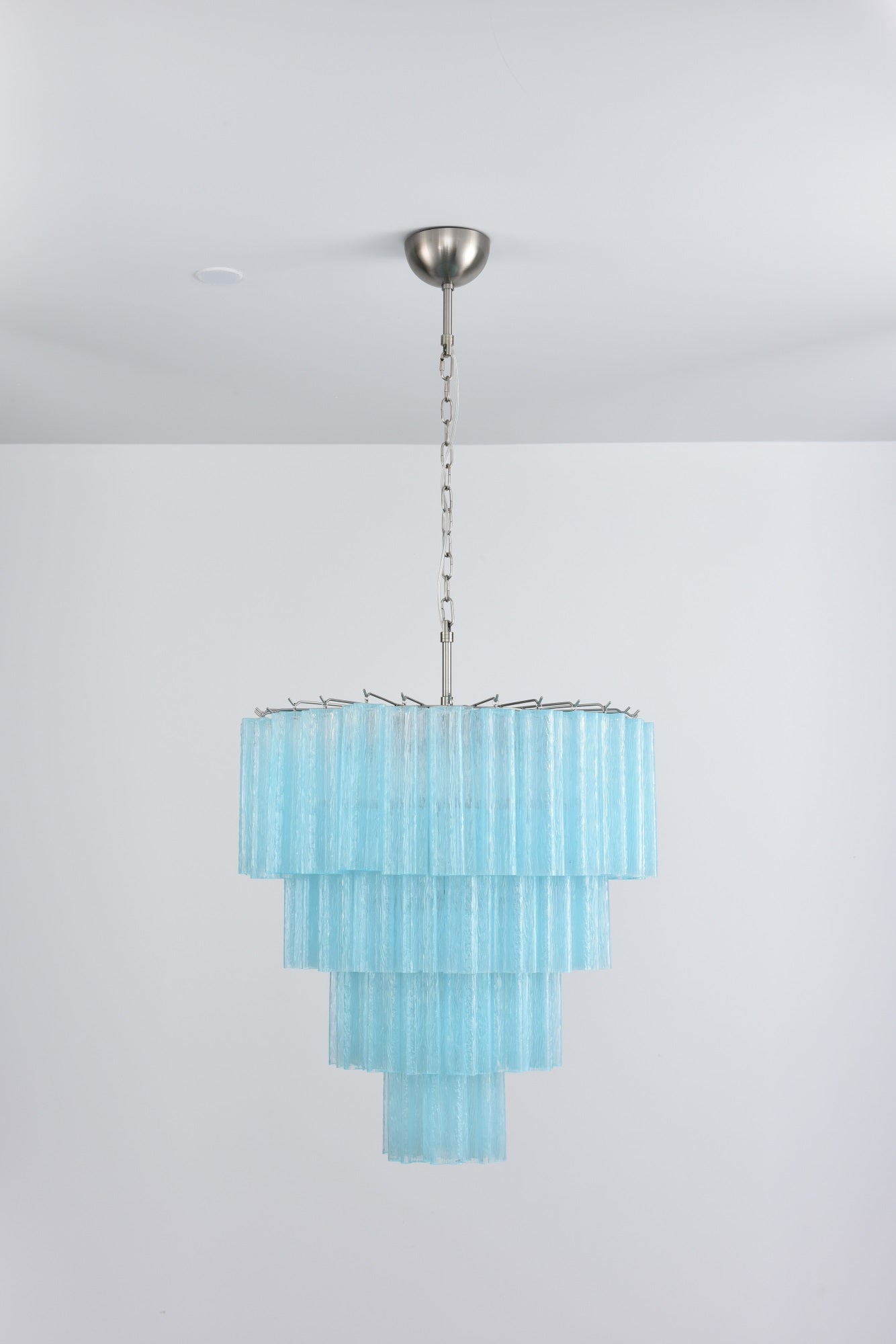 Aurora Lustre Cascade Superposé Verre Élégant Vintage - Neutralighting