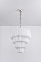 Aurora Lustre Cascade Superposé Verre Élégant Vintage - Neutralighting