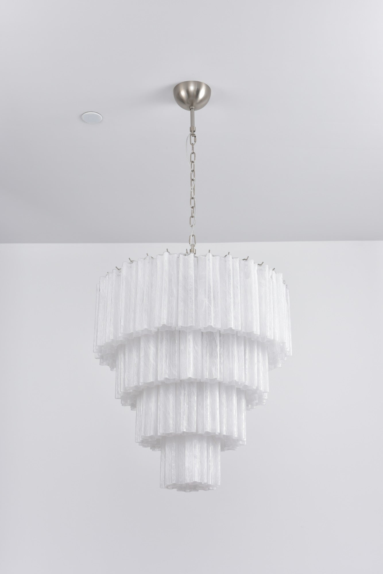 Aurora Lustre Cascade Superposé Verre Élégant Vintage - Neutralighting