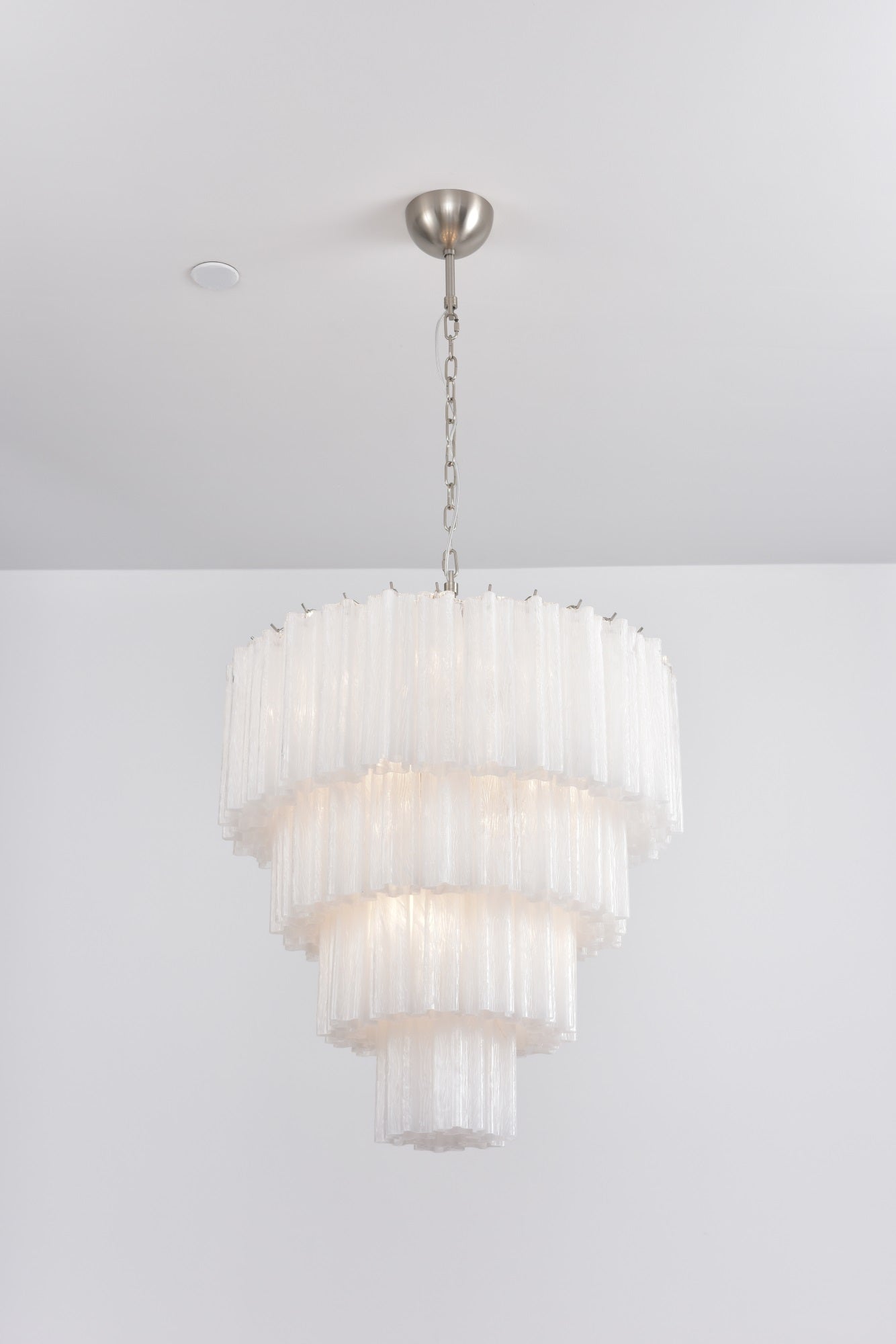 Aurora Lustre Cascade Superposé Verre Élégant Vintage - Neutralighting