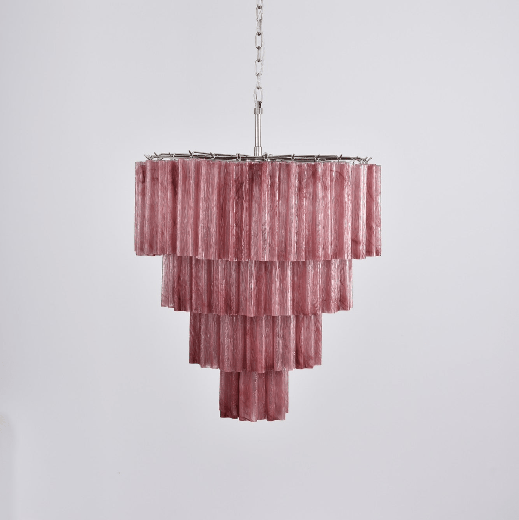 Aurora Lustre Cascade Superposé Verre Élégant Vintage - Neutralighting