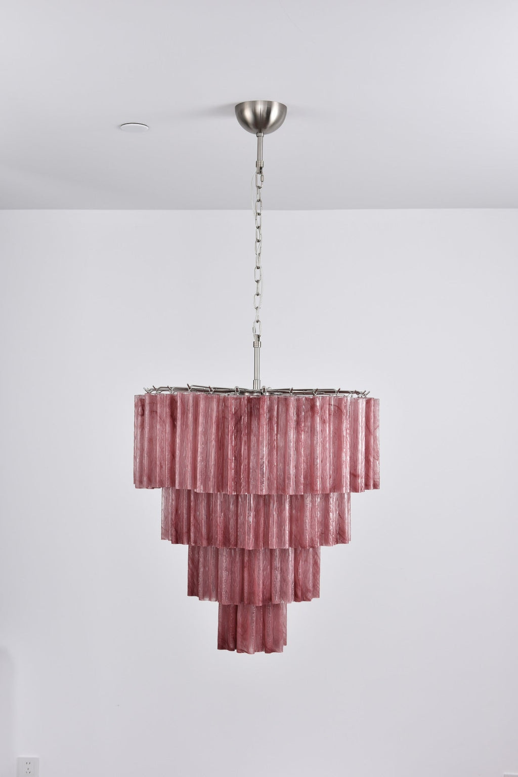 Aurora Lustre Cascade Superposé Verre Élégant Vintage - Neutralighting