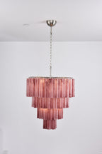Aurora Lustre Cascade Superposé Verre Élégant Vintage - Neutralighting