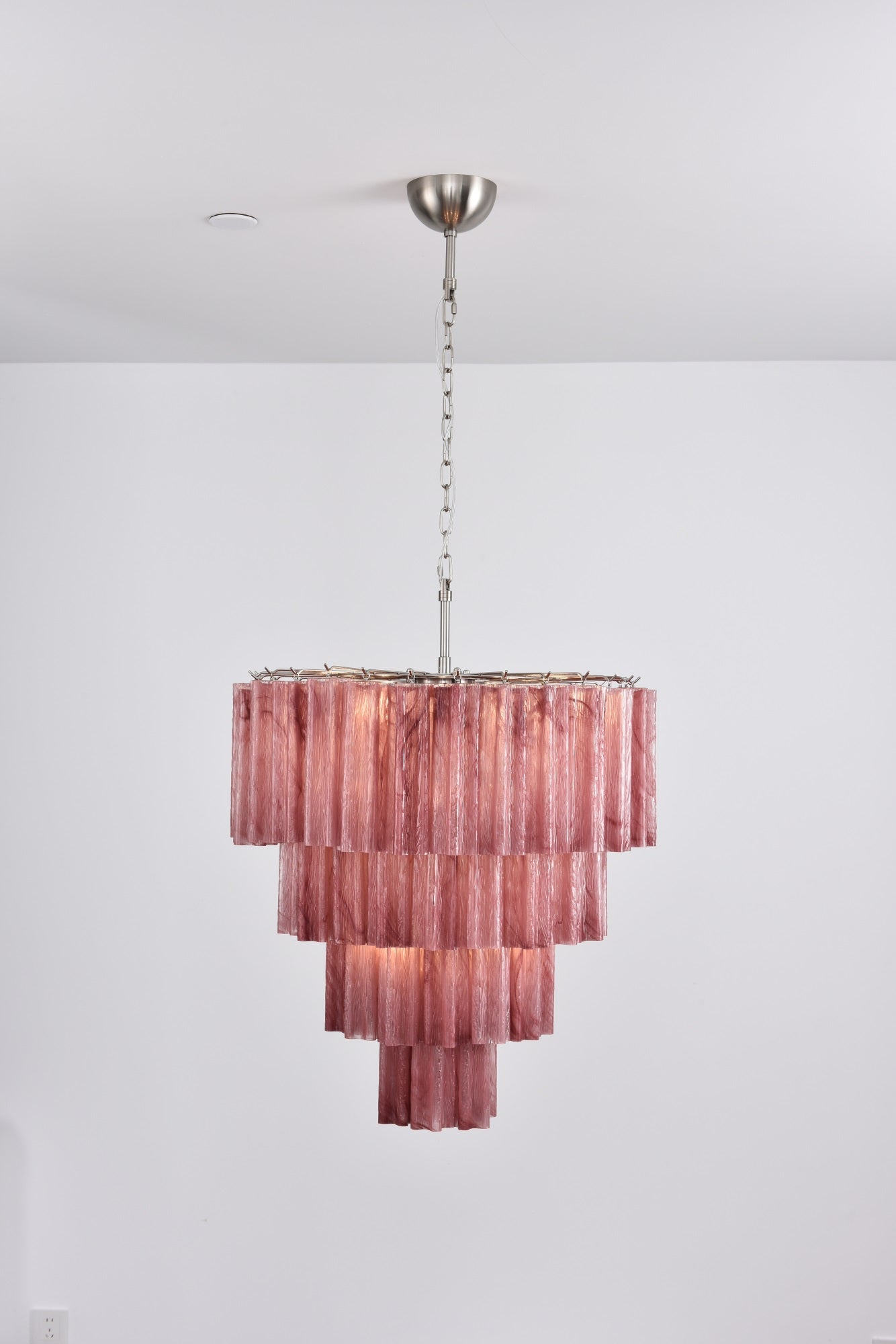 Aurora Lustre Cascade Superposé Verre Élégant Vintage - Neutralighting