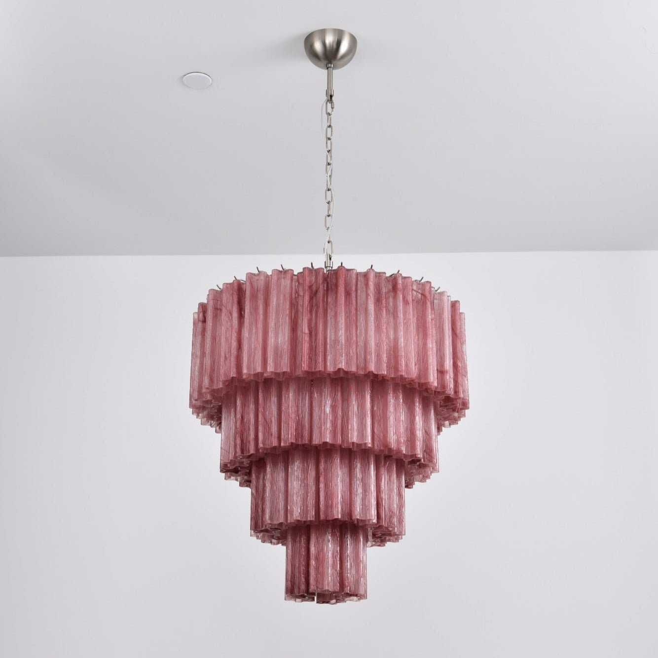 Aurora Lustre Cascade Superposé Verre Élégant Vintage - Neutralighting