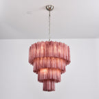 Aurora Lustre Cascade Superposé Verre Élégant Vintage - Neutralighting